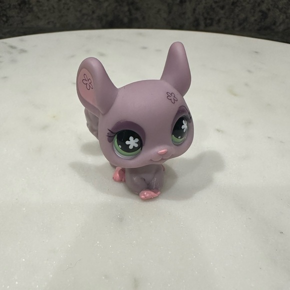 LPS #360 Chinchilla Purple 2007 Authentic Toy Hasbro Collector Littlest Pet Shop - Picture 1 of 5